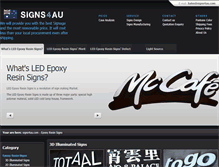 Tablet Screenshot of epoxyresin.signs4au.com